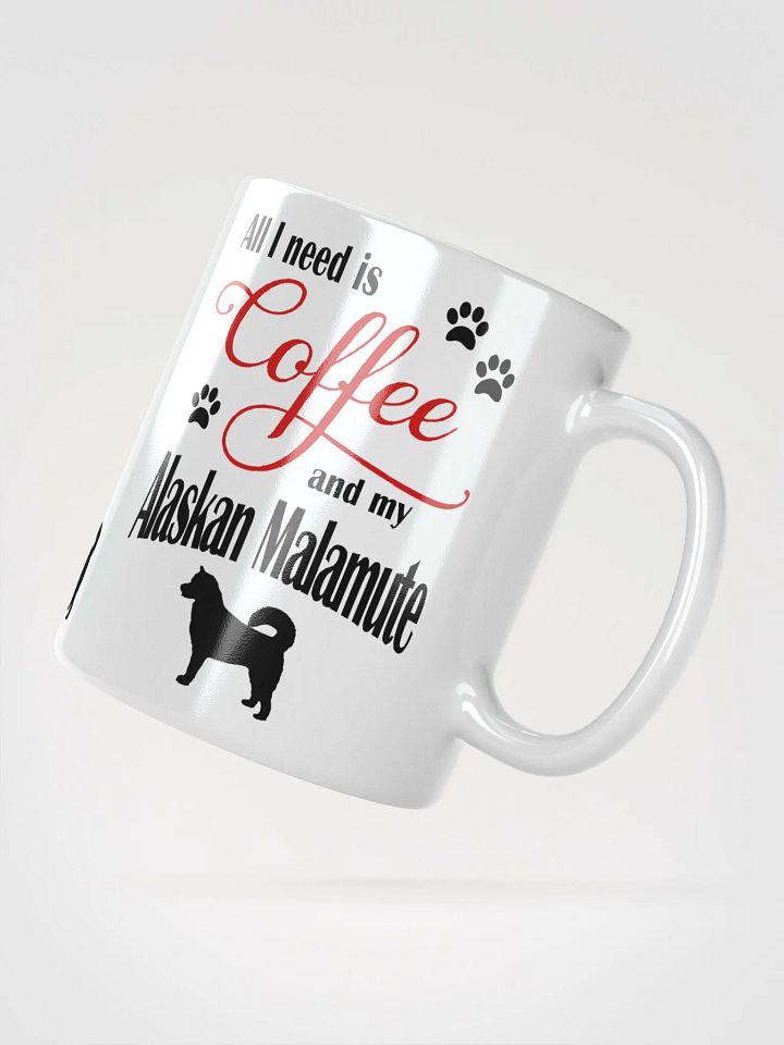 Coffee and my Alaskan Malamute Mug product image (2)