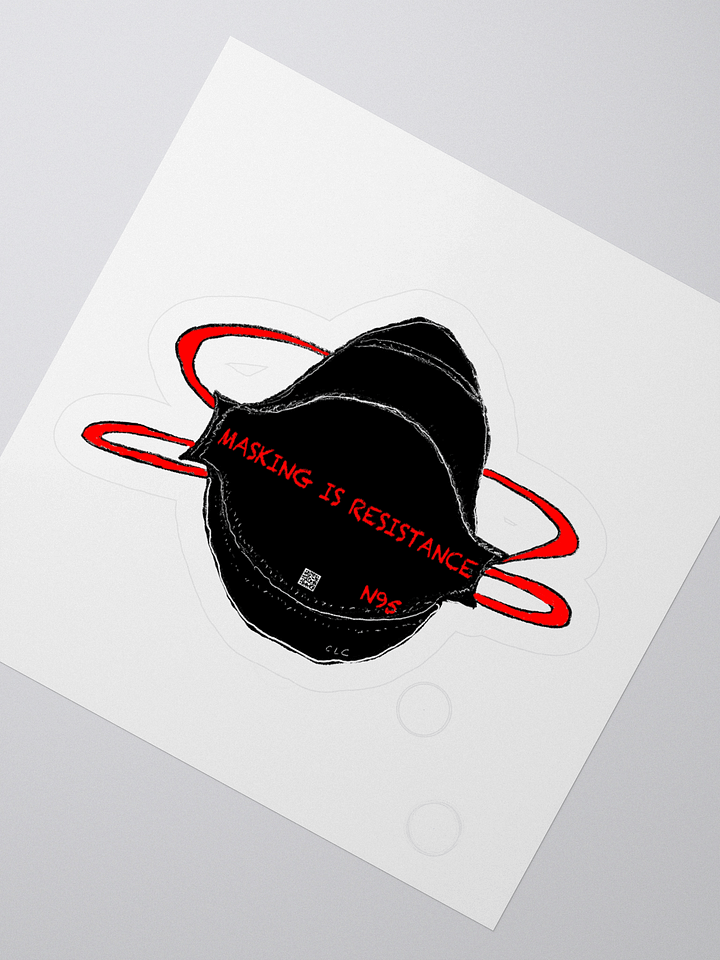 MASKING IS RESISTANCE Stickers product image (2)