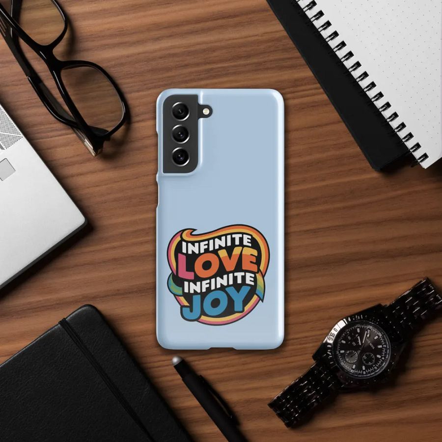 Infinite Love Infinite Joy Snap Case for Samsung (Blue) product image (12)
