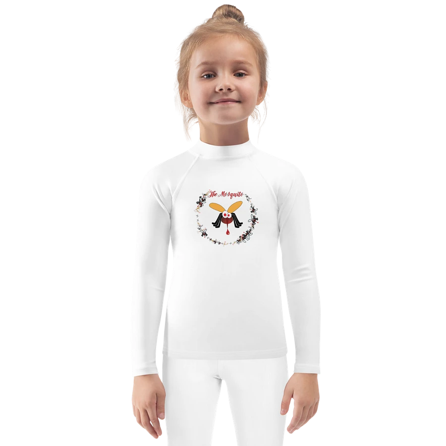 Buzzing Mosquito Mania Kids Rash Guard product image (1)