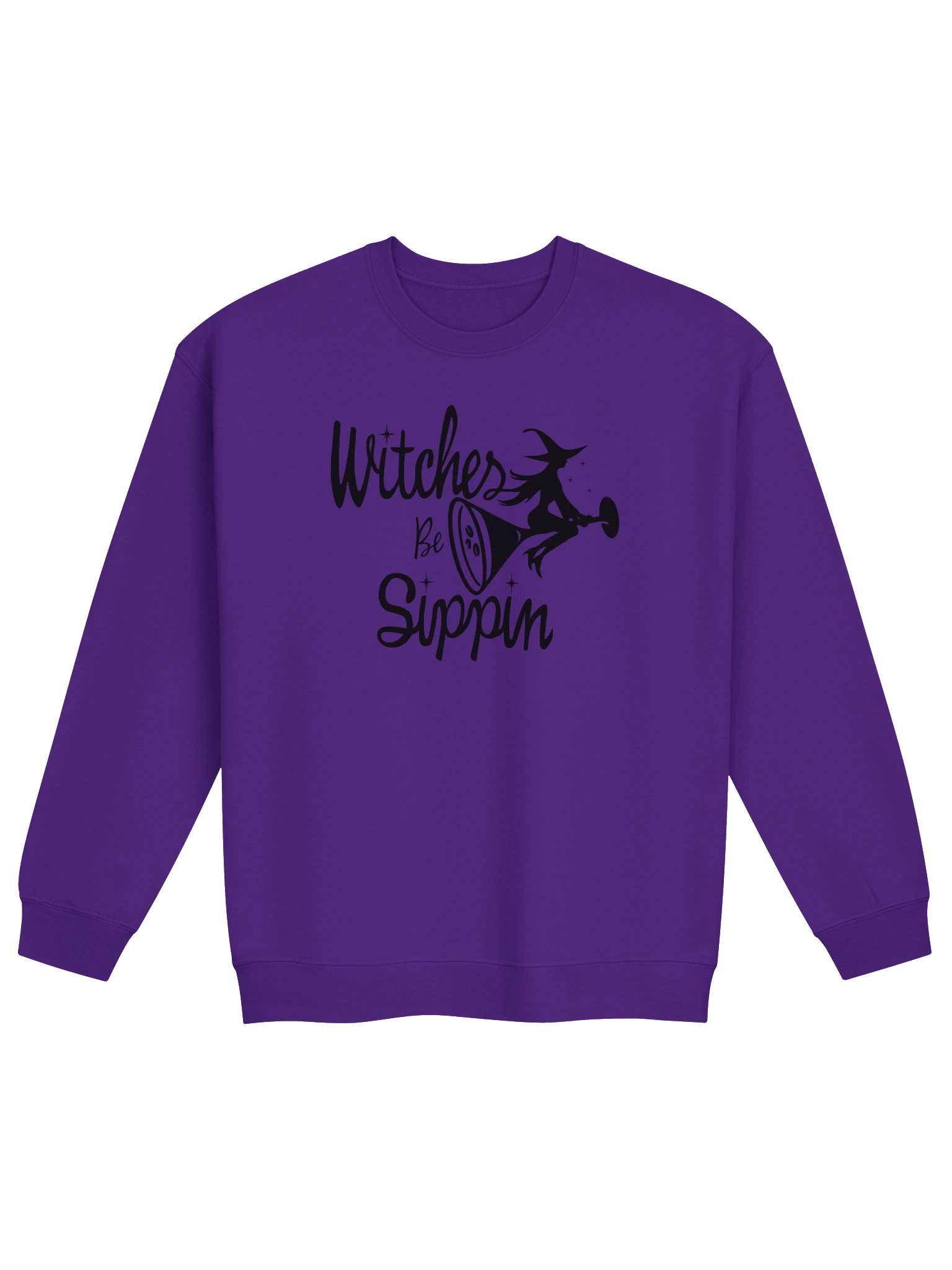 Witches Be Sippin Purple Sweatshirt product image (1)