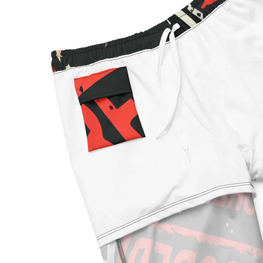 Censored Stamp All-Over Swim Shorts product image (6)