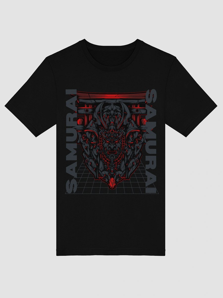 Samurai Helmet Red and Black T-Shirt product image (49)