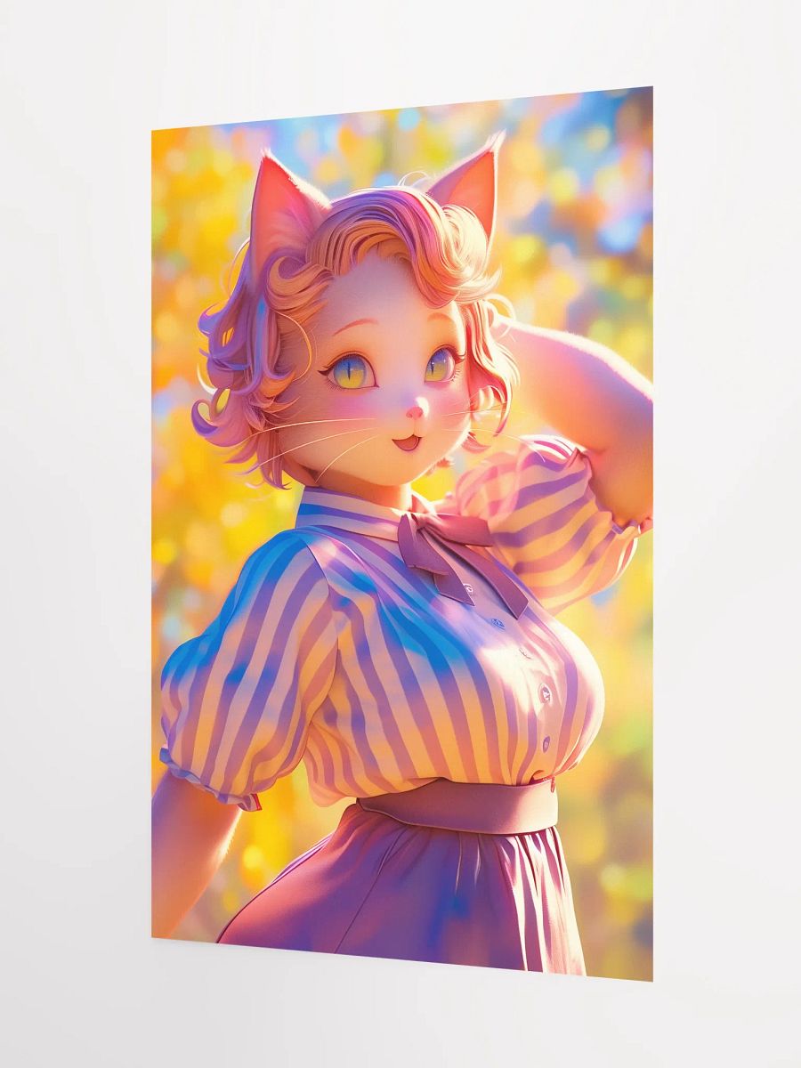 Golden Autumn Catgirl Poster product image (3)