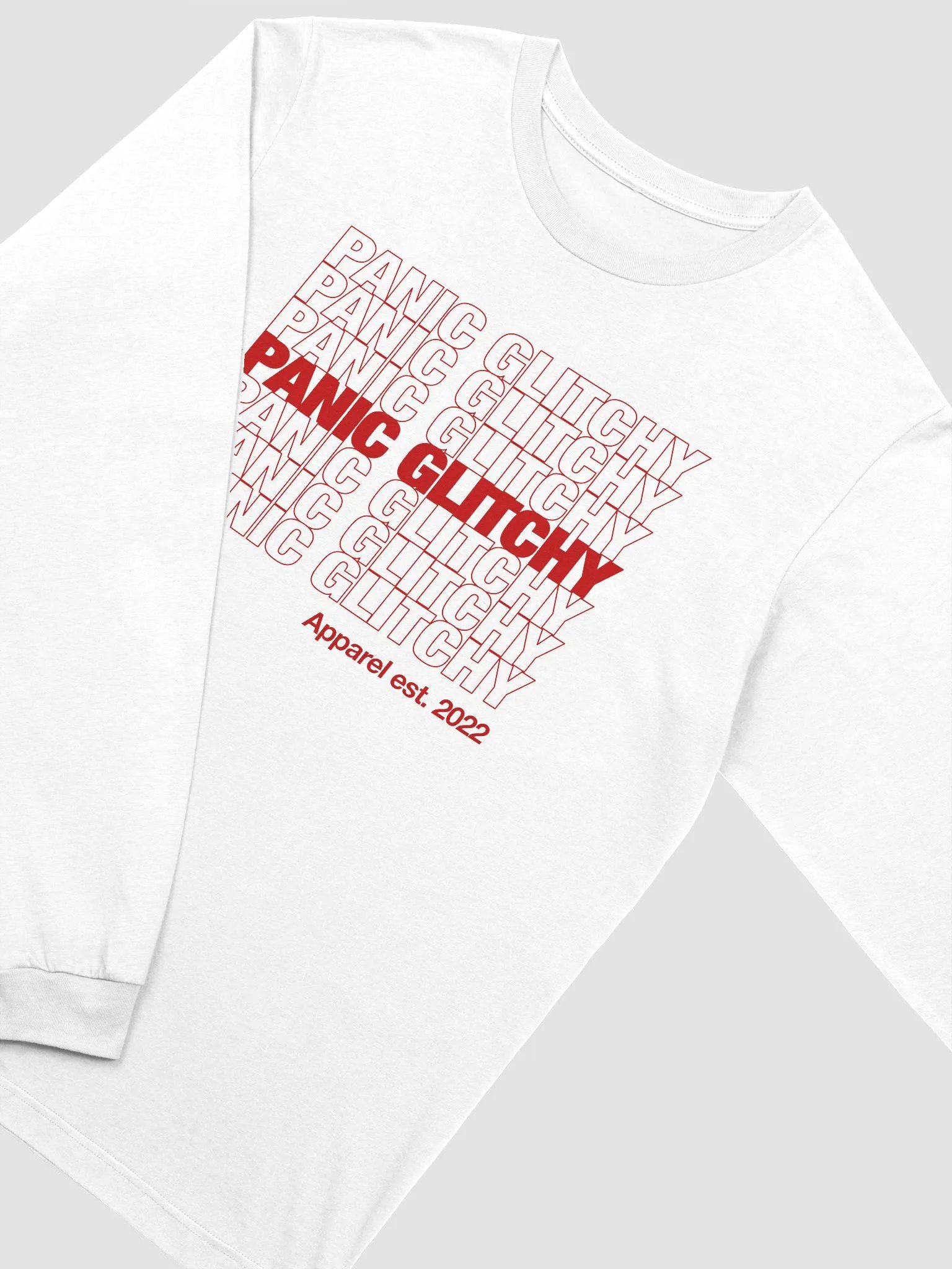 Panic Glitchy Grocery (classic v2) Longsleeved Tee product image (4)
