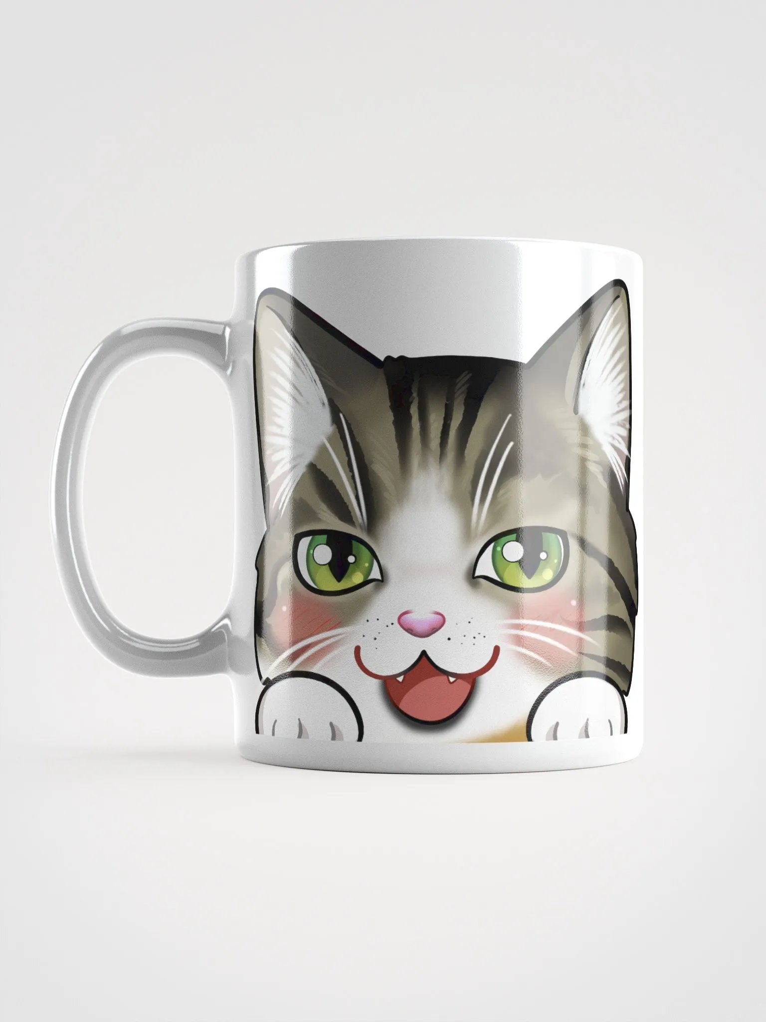 Cat Mug (White Glossy) product image (6)