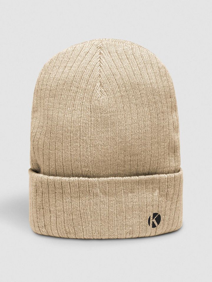 Colourful Ribbed Knit Beanie product image (2)