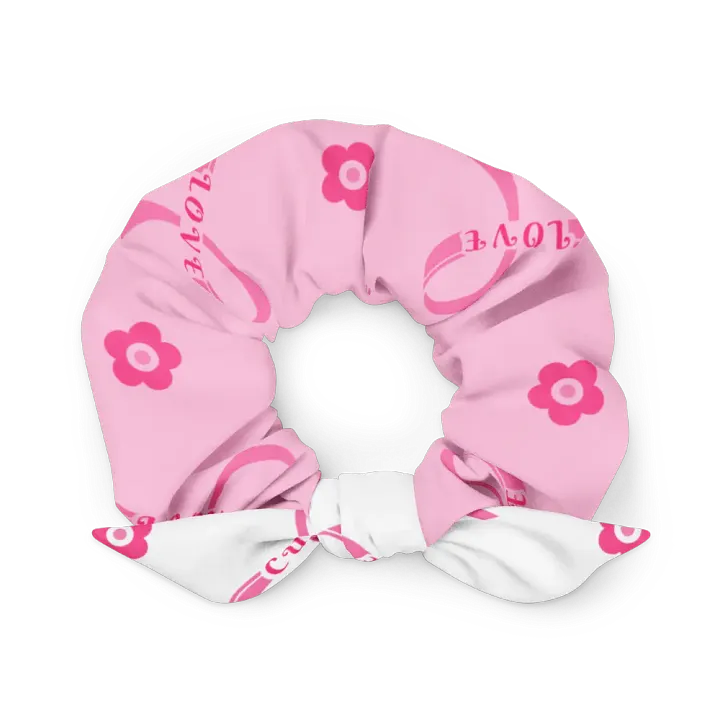 Hopeful Pink Ribbon Scrunchie product image (1)