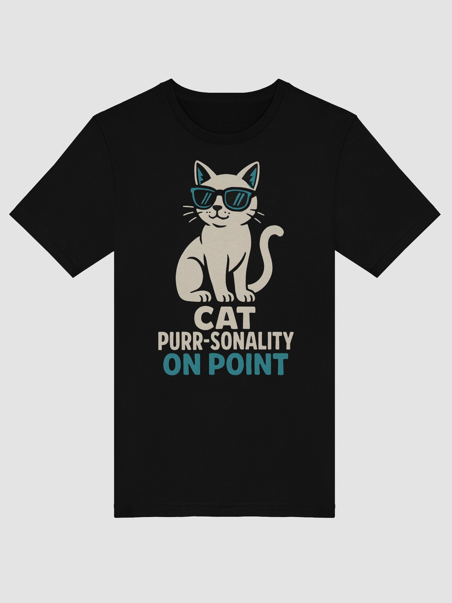 Purr-fectly Cool Cat Graphic Tee product image (5)