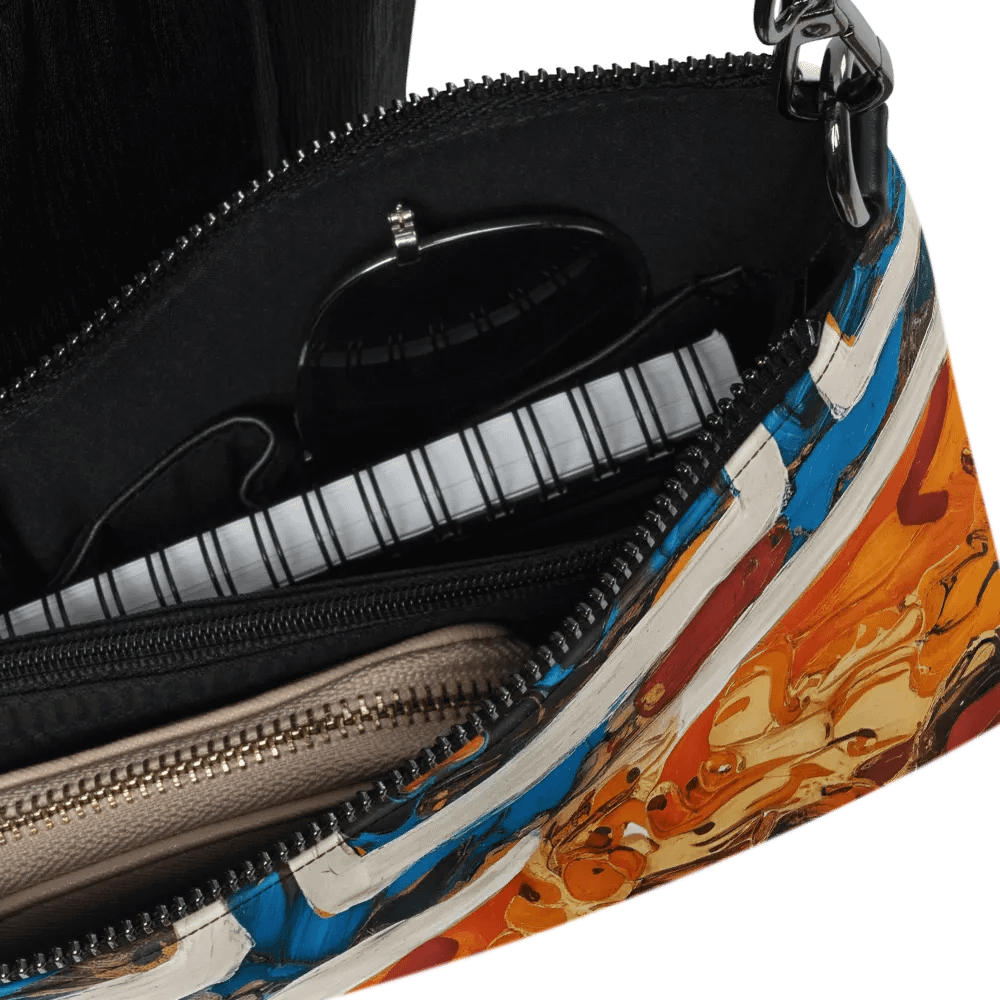 Abstract Art Painted Crossbody Bag product image (2)
