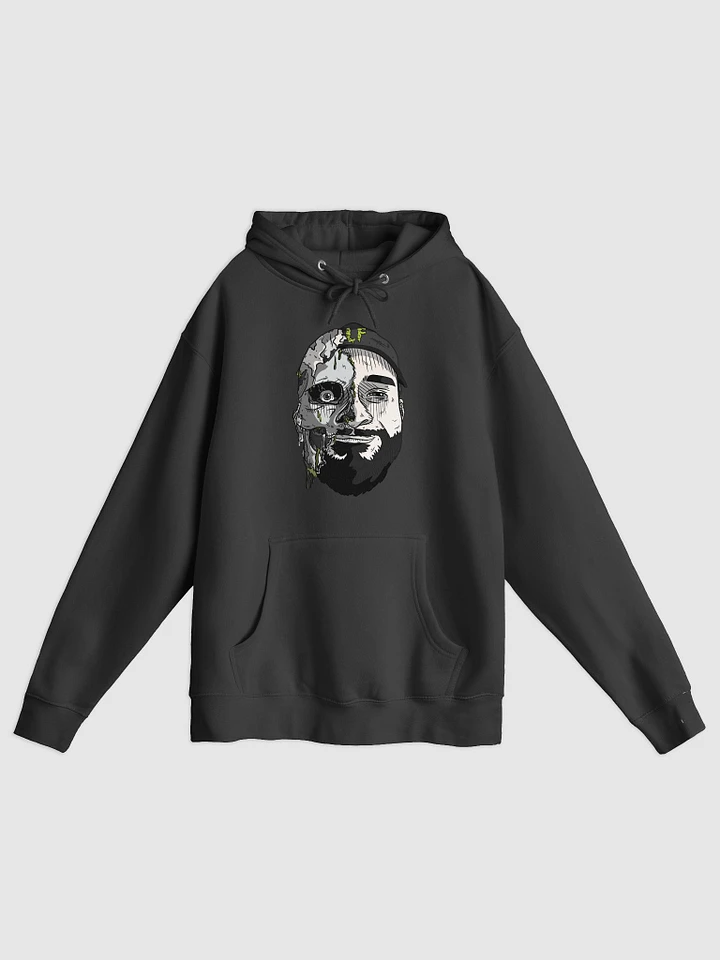 My Face Is Melting Hoodie [BLACK AND WHITE] product image (1)