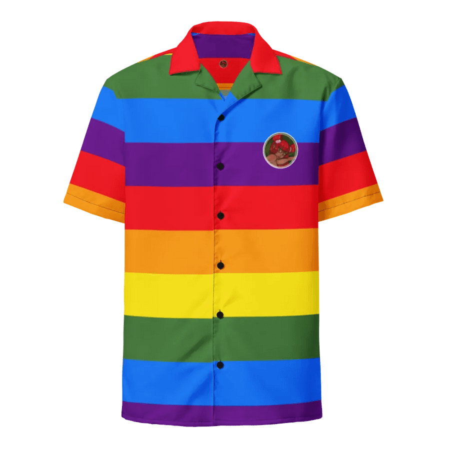 HoneyCubbs Logo - Unisex Rainbow Button-Up product image (3)