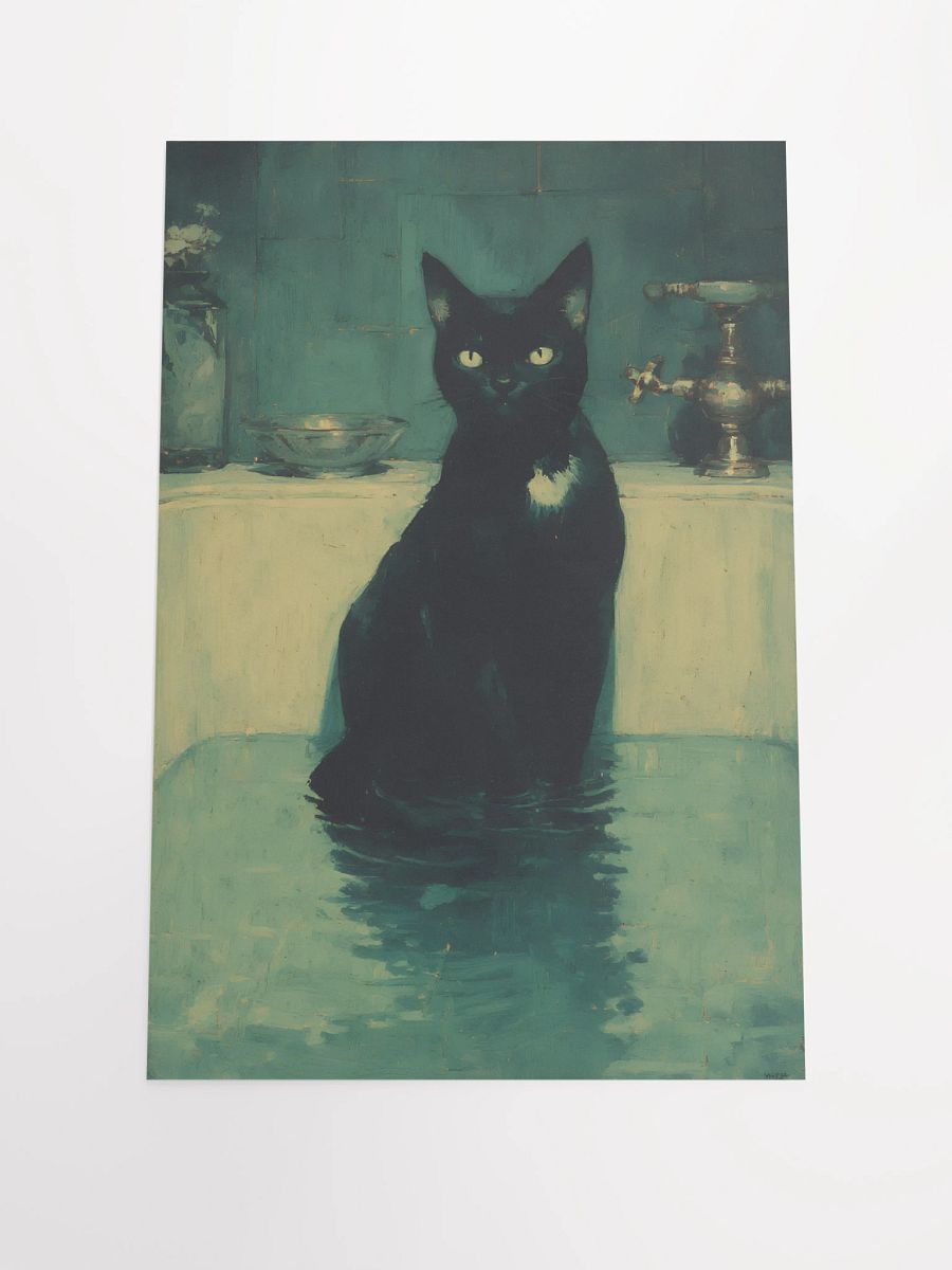 Mystic Feline Reflections Poster product image (2)