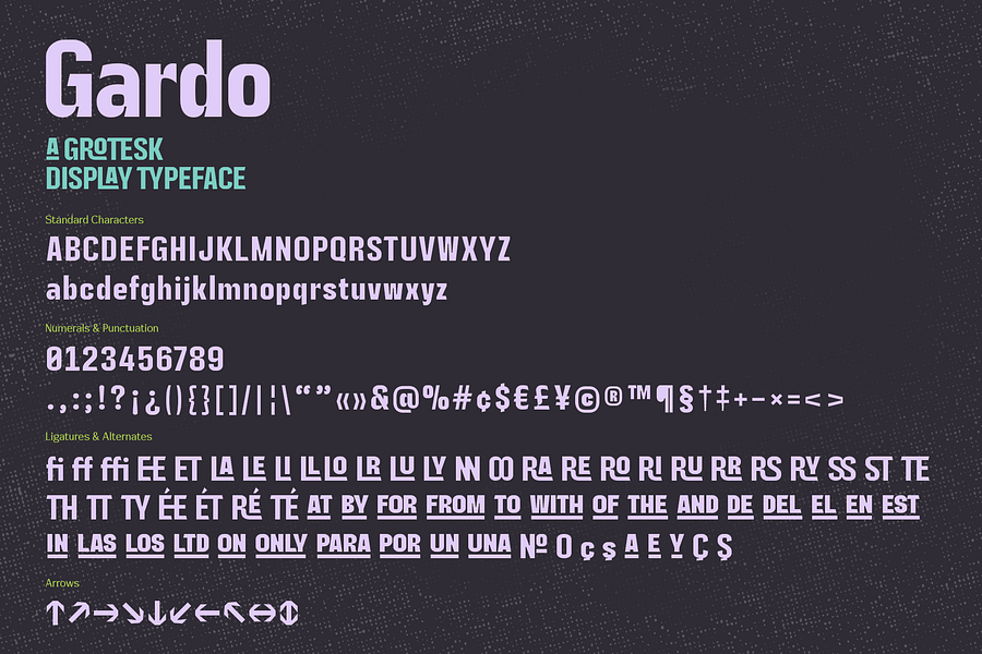 Gardo Grotesk | A Bold Condensed Display Typeface product image (8)