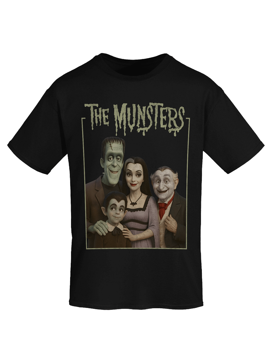 Munsters Family Portrait Vintage Halloween Tee product image (1)