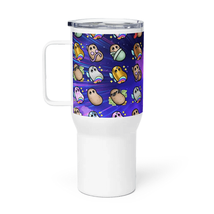 ''Patates intergalactiques'' Tasse de voyage avec poignée product image (1)