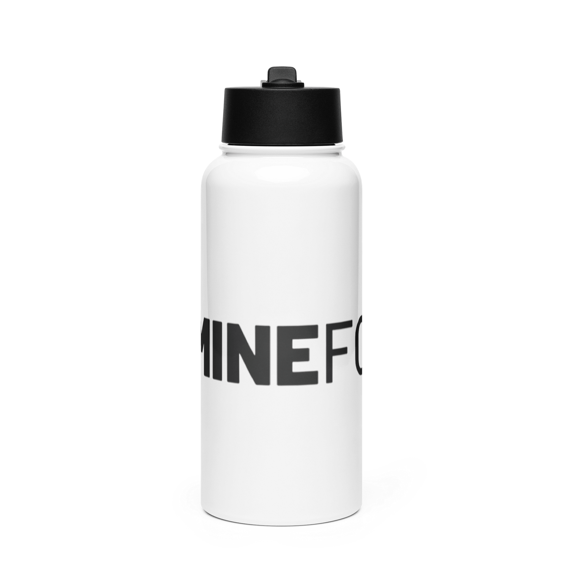Minefort Stainless Steel Water Bottle – White product image (1)