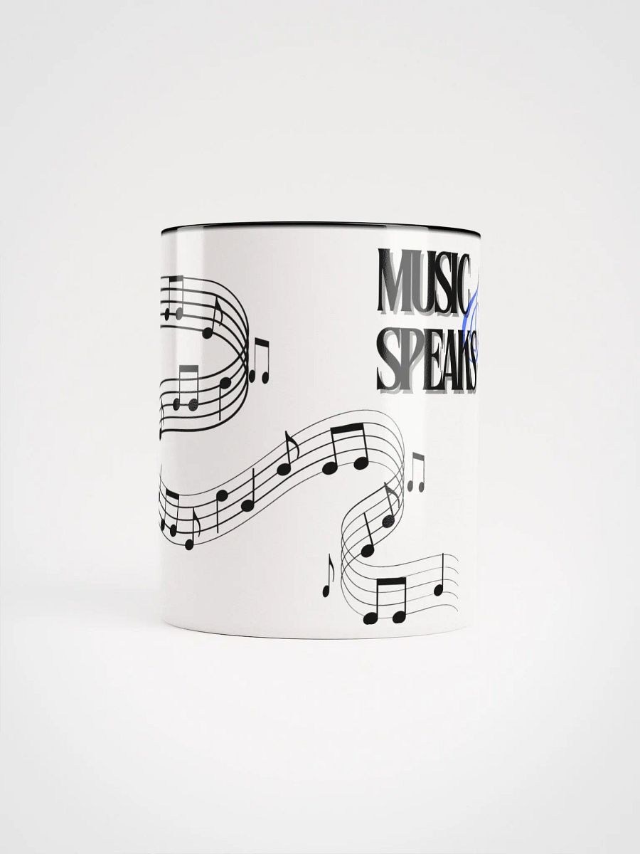 Musical Notes Mug: Where Words Fail, Music Speaks product image (5)