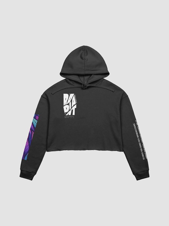 Empowered Essence: A Celebration of Self-Love: Fleece Crop Hoodie product image (1)