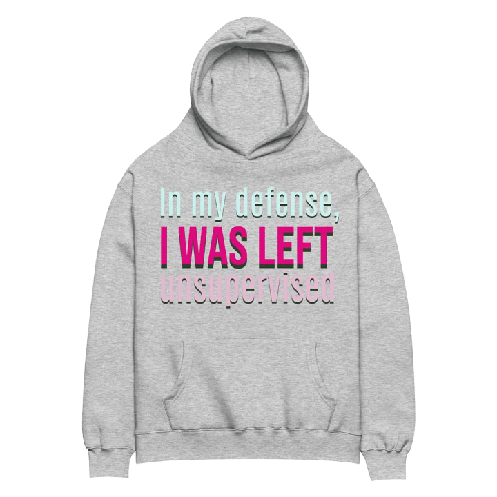Unsupervised Glitch Oversized Hoodie product image (2)