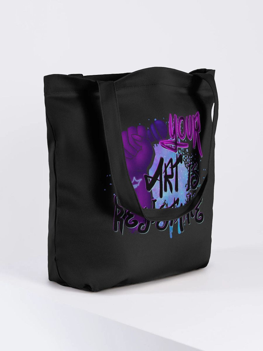 Your Art is Resistance Tote Bag product image (4)