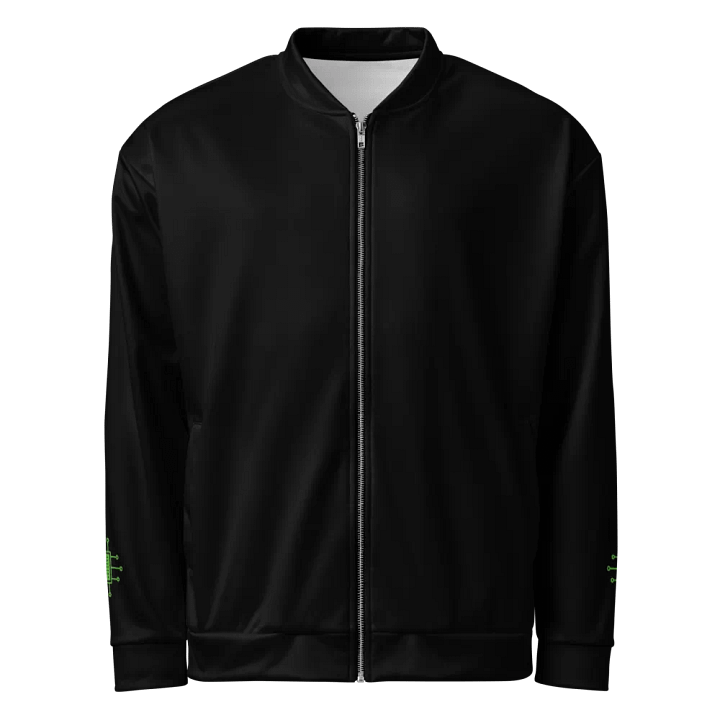 Black Tech Bomber Jacket product image (1)