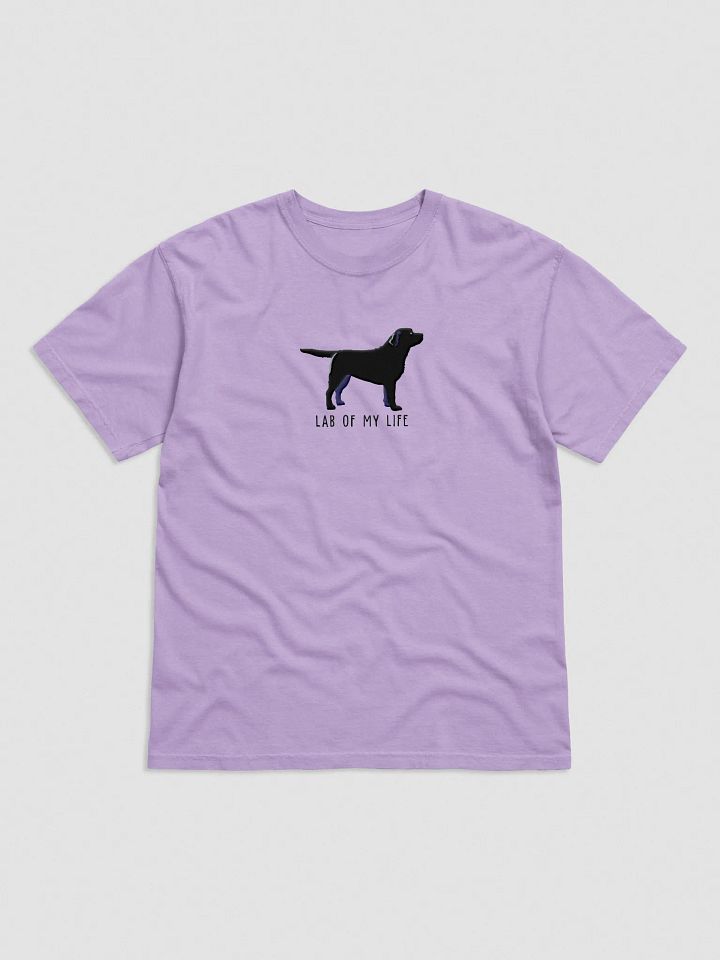 Lab of My Life T-Shirt(Embroidered) of a Labrador Retriever(Black) product image (33)