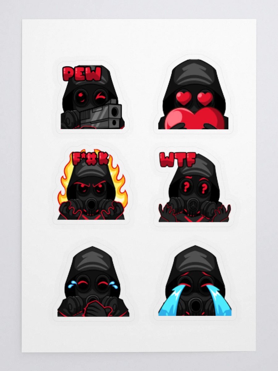 Emote Stickers Set 1 product image (3)