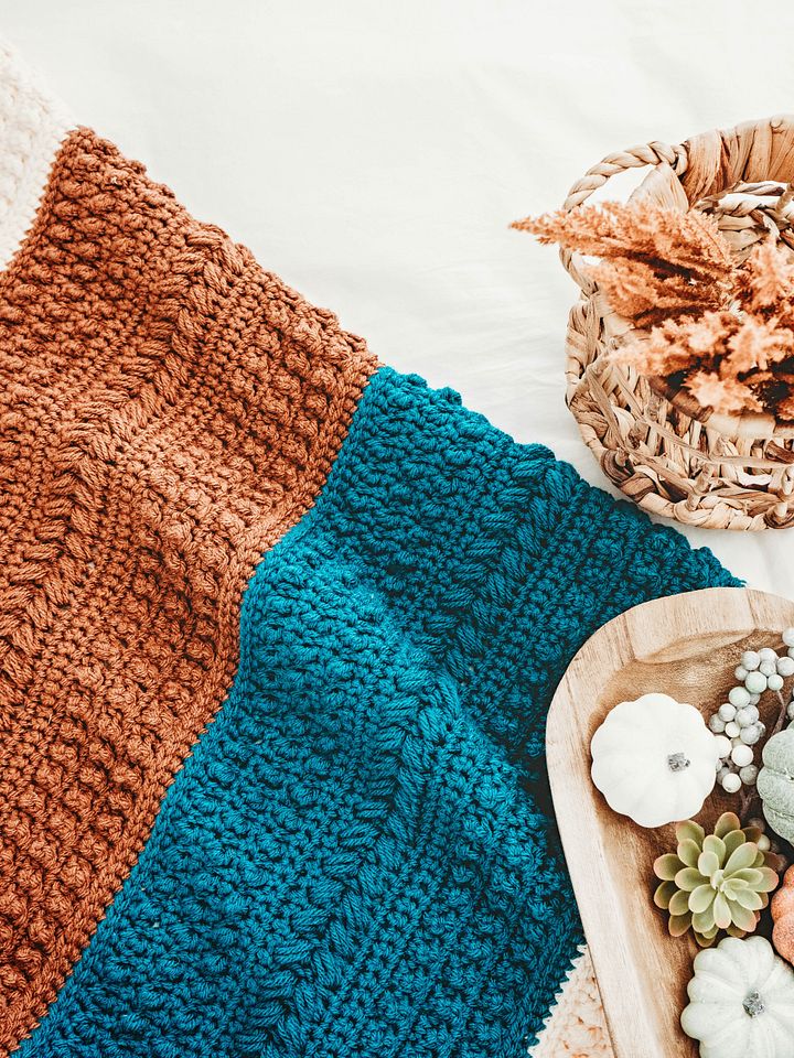 Sanibel Textured Crochet Blanket Pattern product image (2)