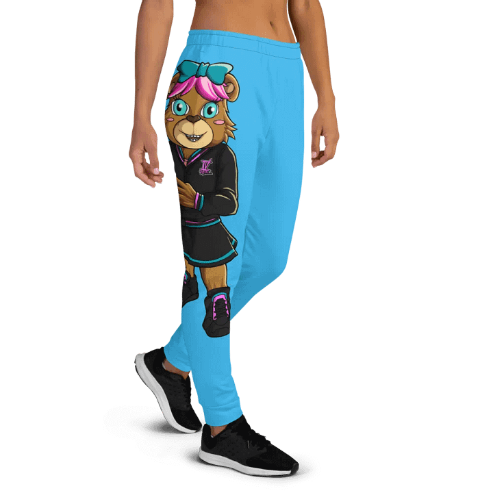 Standing Girl Bear Light Blue Joggers product image (1)