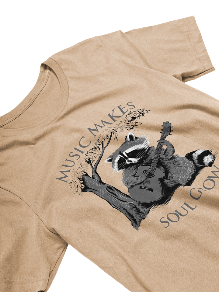 Soulful Raccoon Guitarist T-Shirt product image (2)