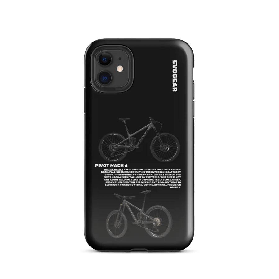 Black Pivot Mach 6 iPhone Case product image (2)