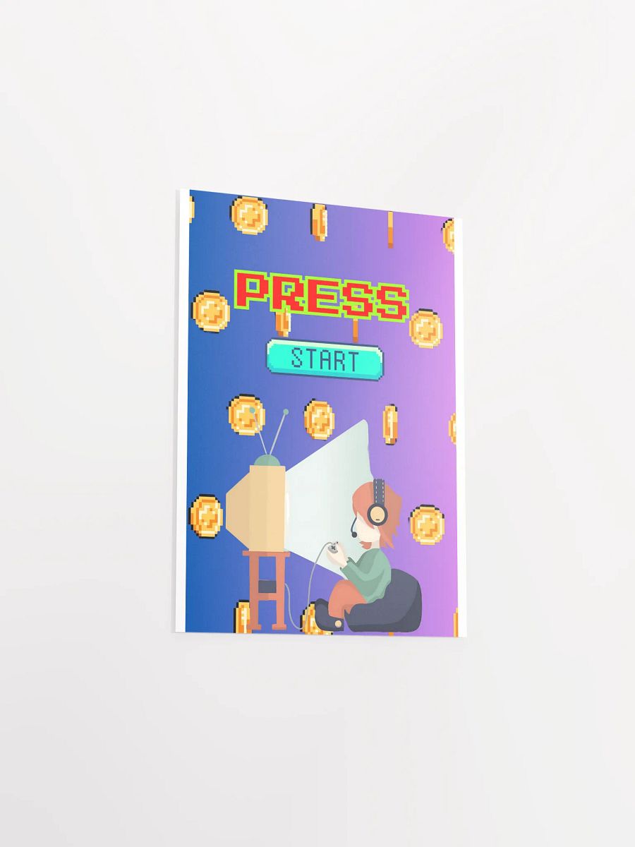 Pixelated Press Start Poster product image (22)