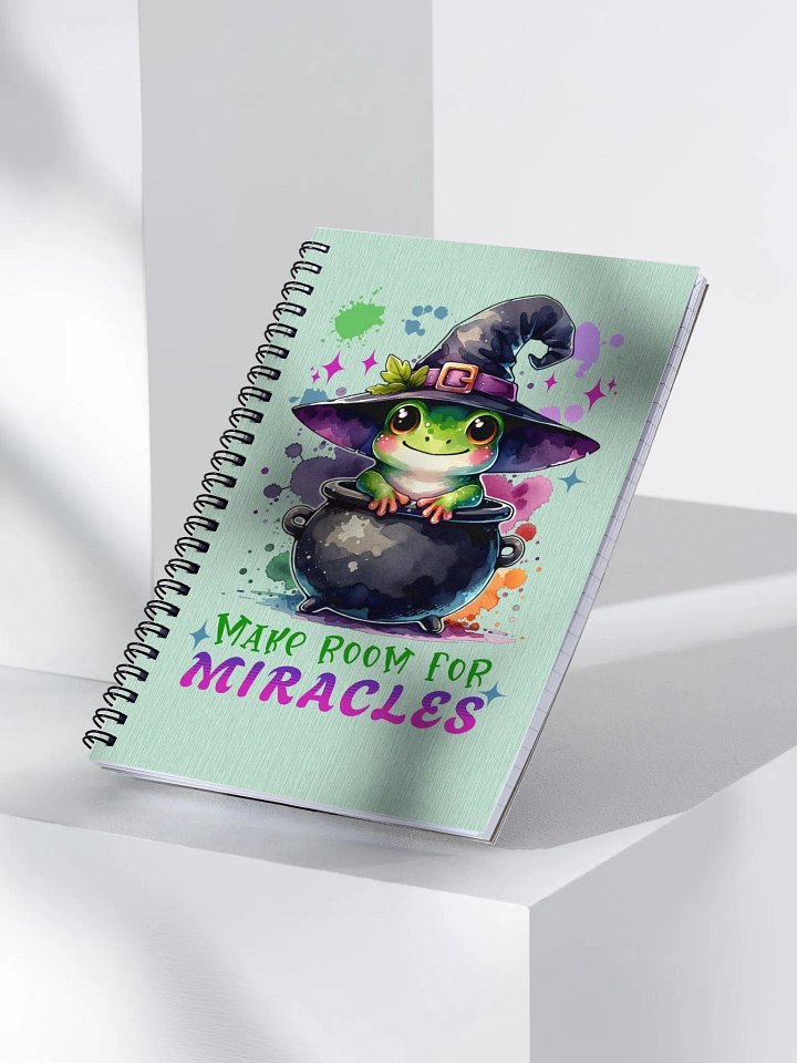Make room for miracles - 140 page dotted notebook product image (2)