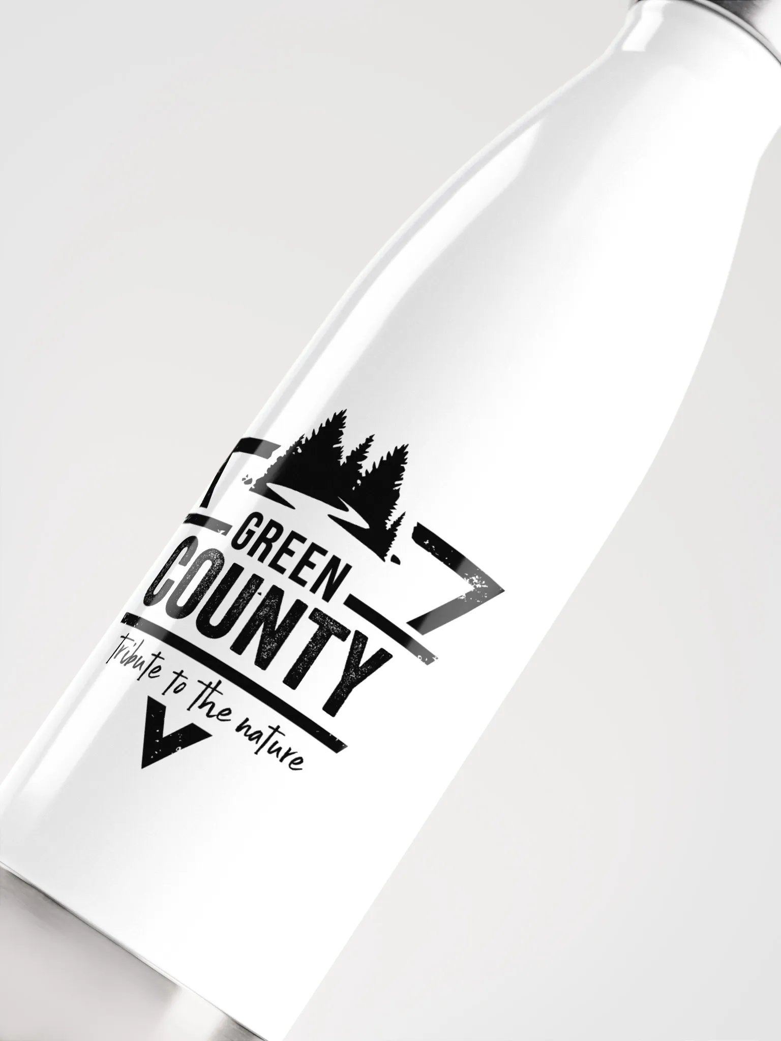 Stainless Waterbottle - White/Black product image (5)