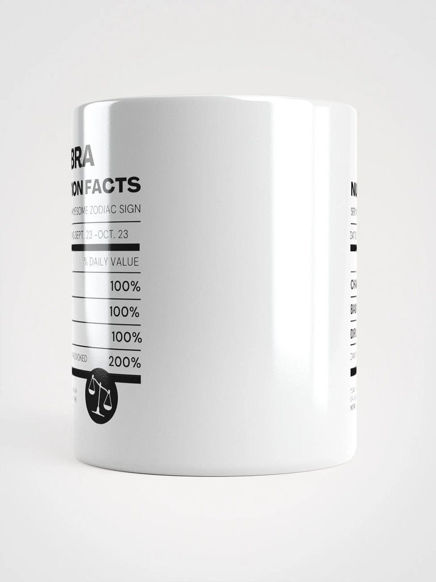 Libra Nutrition Facts Mug product image (6)