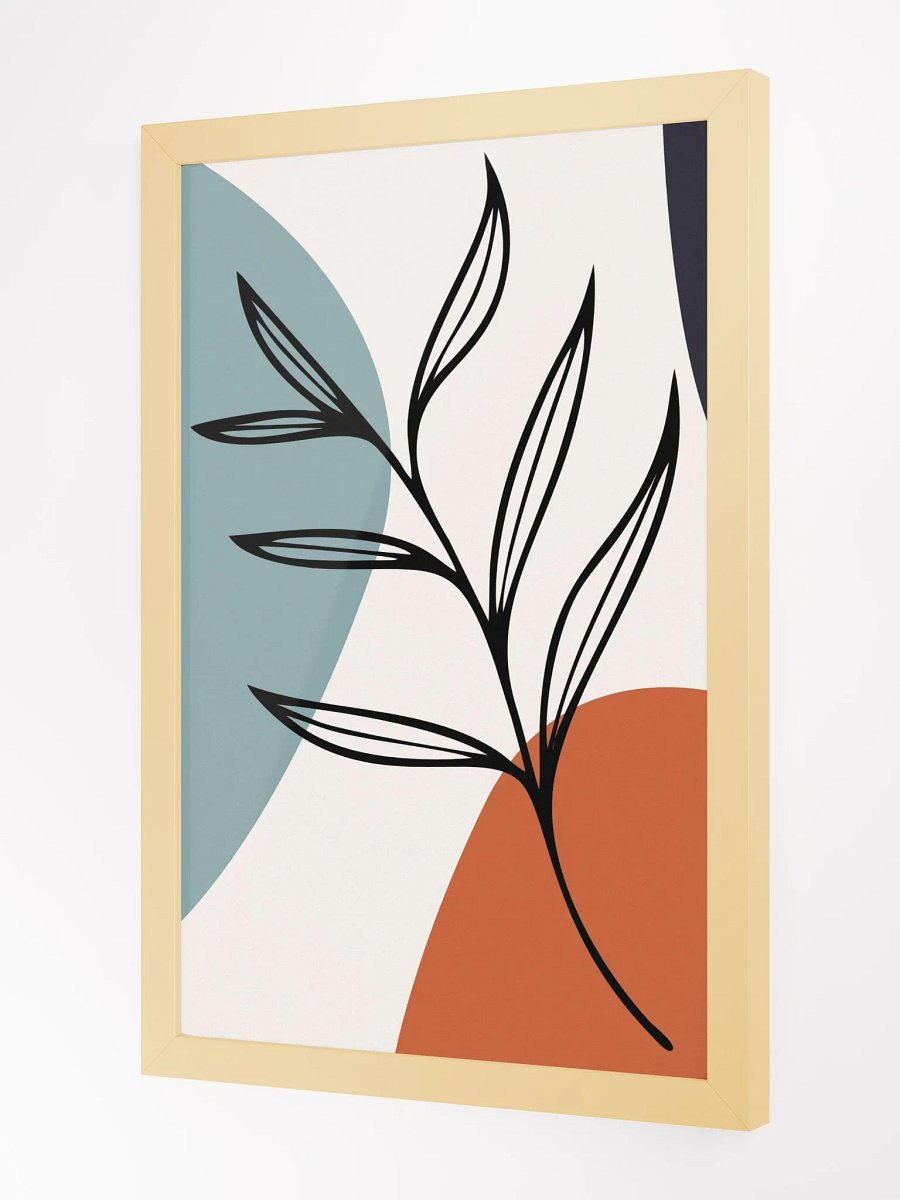Ethereal Leaf Silhouette Framed Poster product image (8)