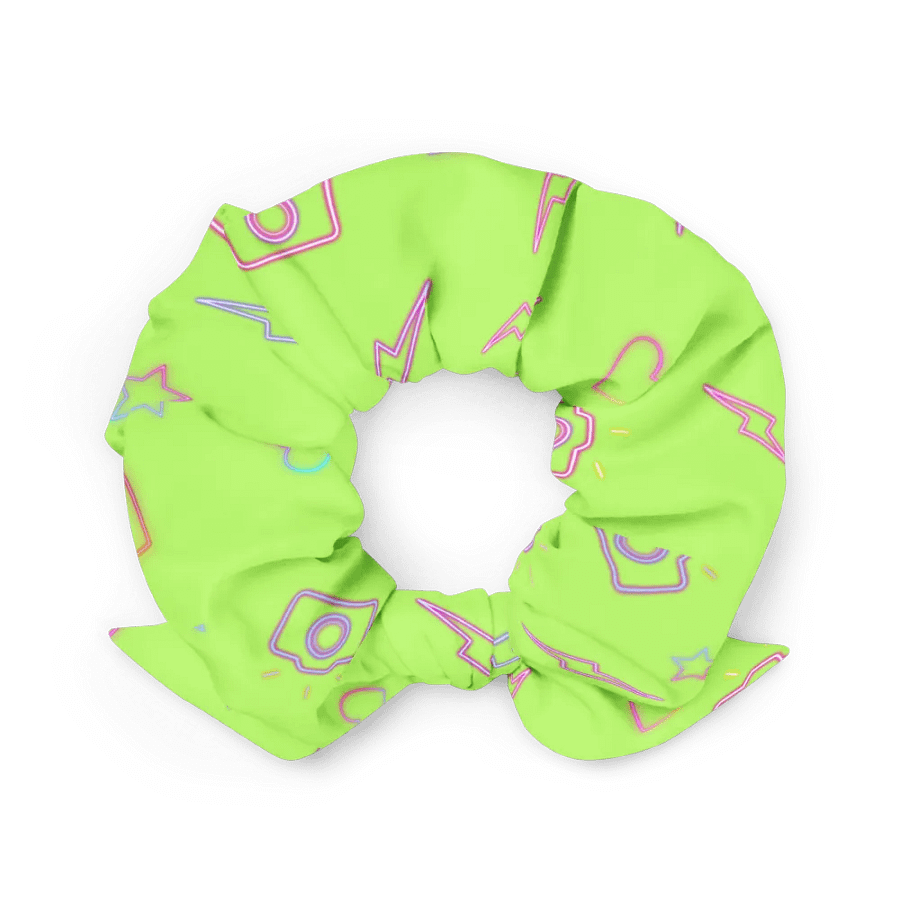 Funky Fotog Neon Green Scrunchy product image (2)