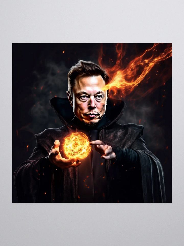 Elon Wizard Sticker product image (1)