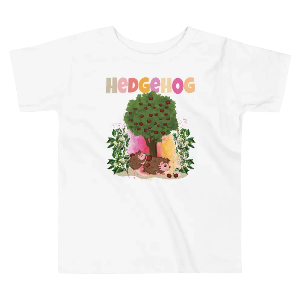 Hedgehog Cute Colorful Funny Bella +Canvas Toddler T-Shirt – Fun Gift for Kids product image (4)