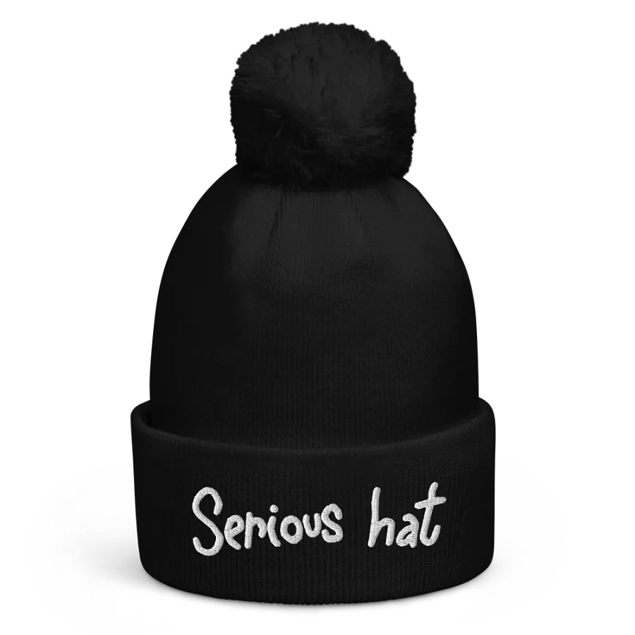 Serious Beanie - White Font product image (1)