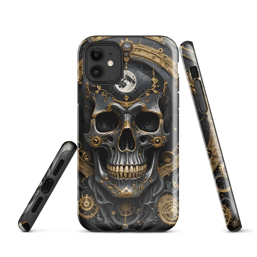 Dark Skull Steampunk iPhone case product image (1)