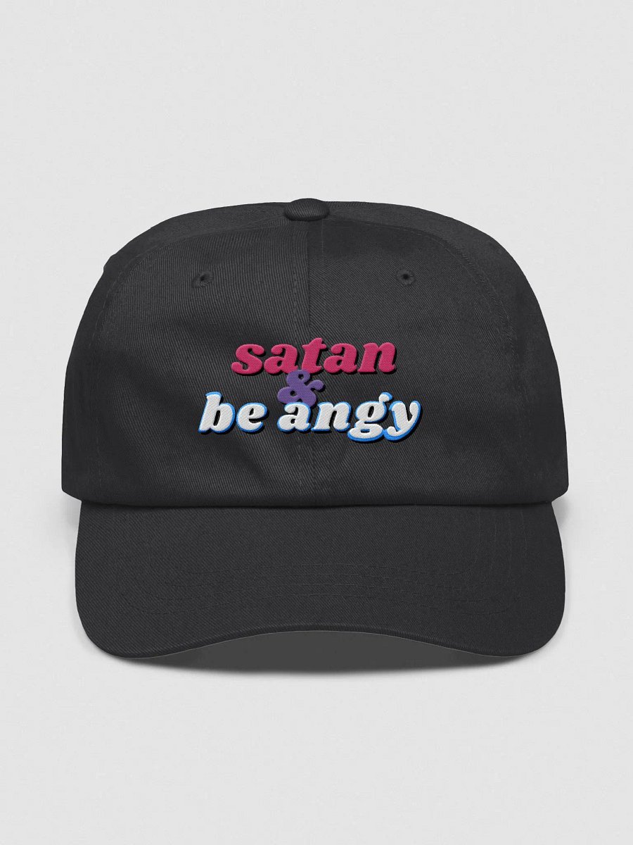 Satan & Be Angy Embroidered Dad Hat product image (1)
