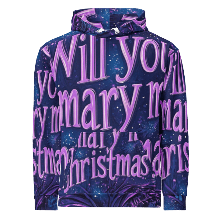 Sparkling Proposal Unisex All-Over Printed Hoodie product image (1)