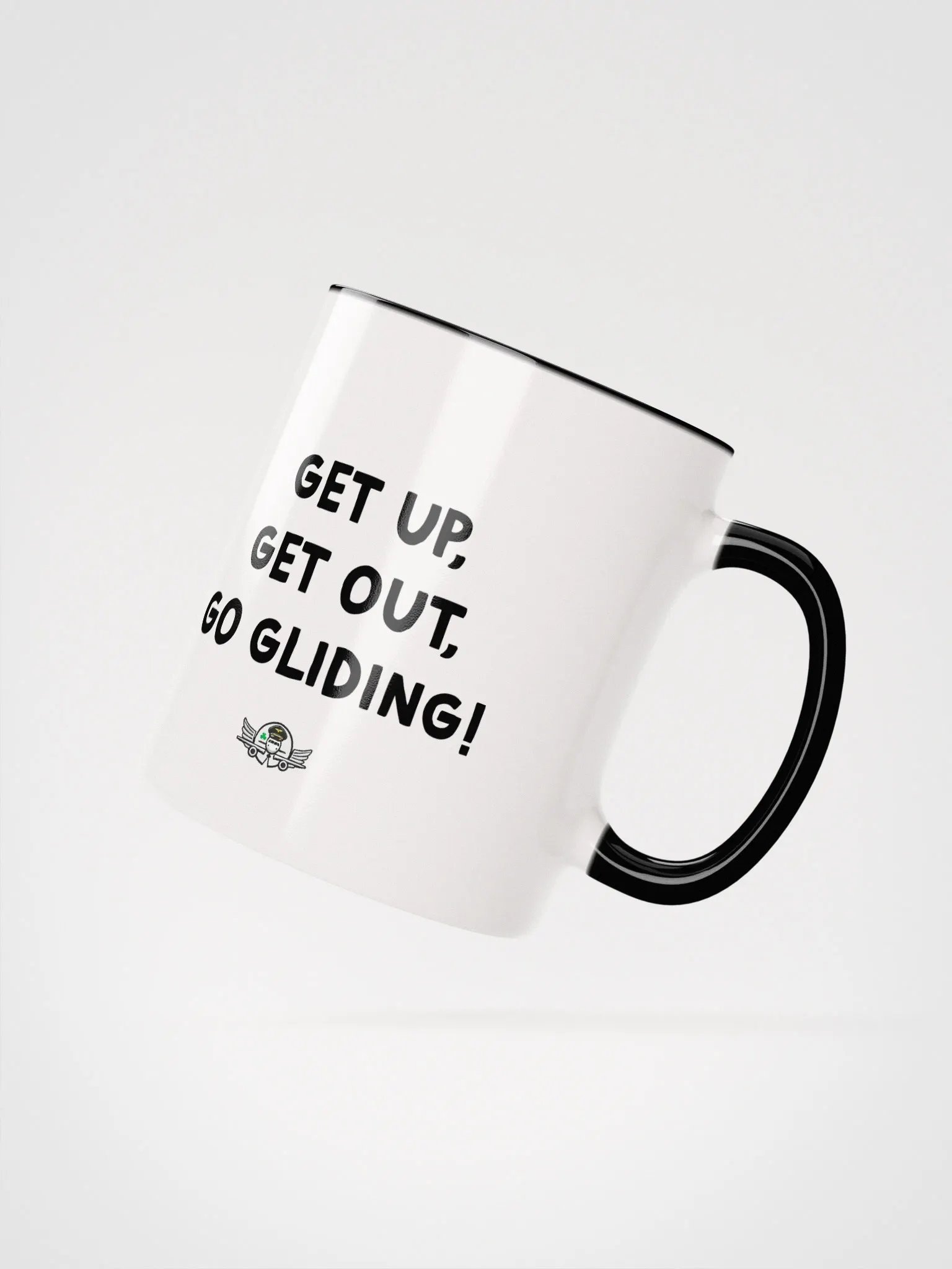 "Get up, go out, get gliding!" Mug product image (2)