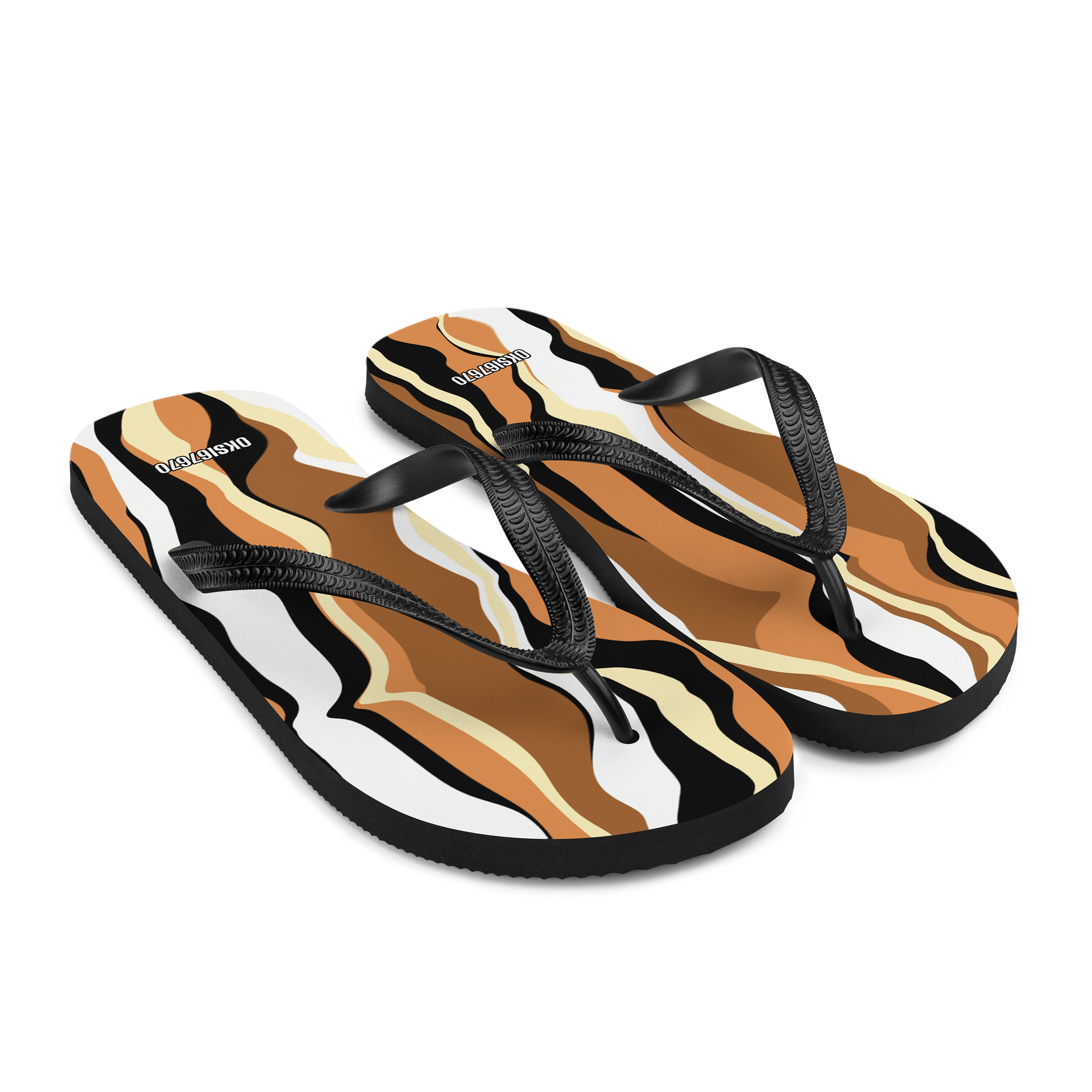 Undulating Stripes Custom Flip-Flops product image (7)