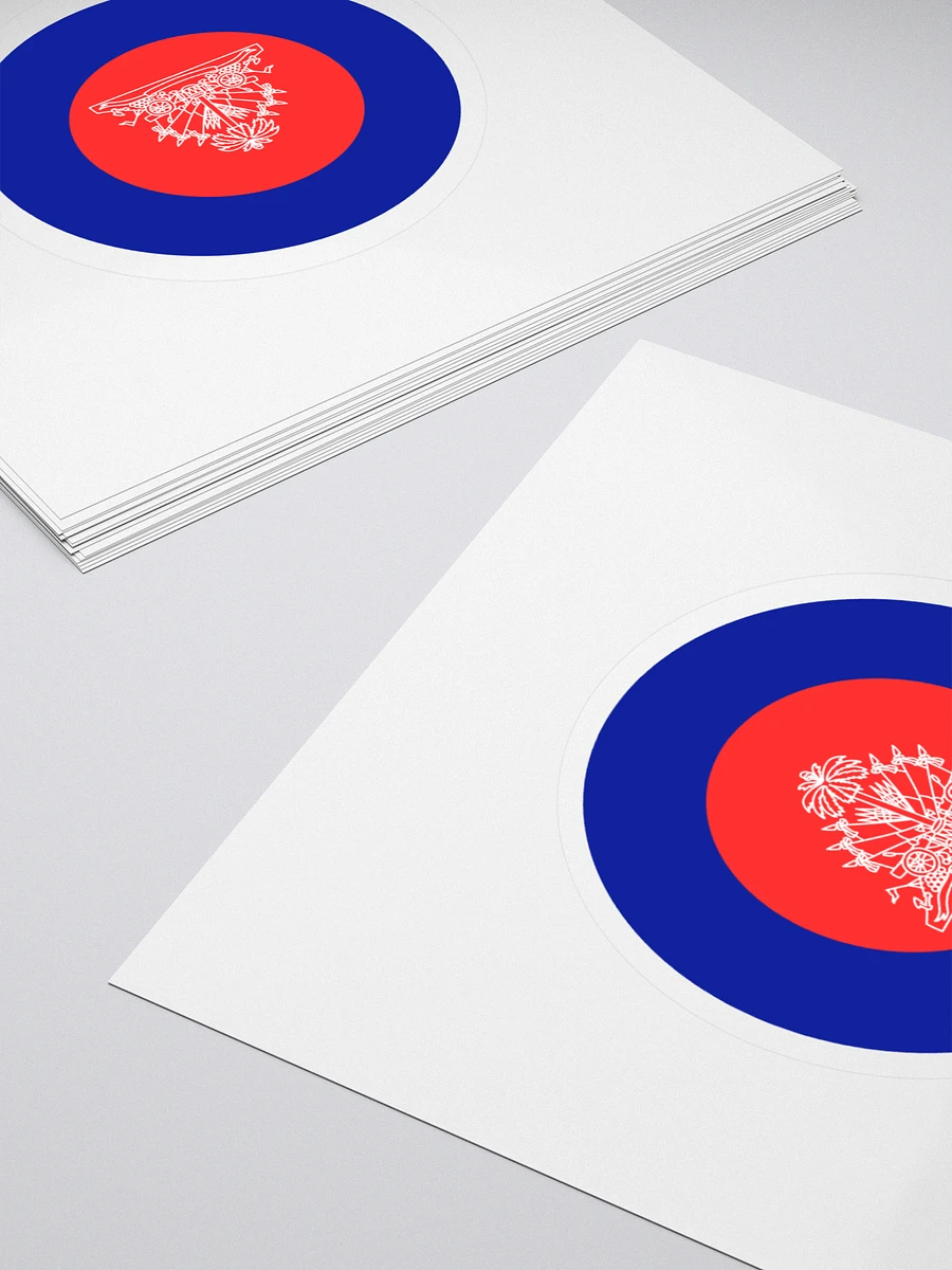 Red and Blue Cockade Stickers product image (4)