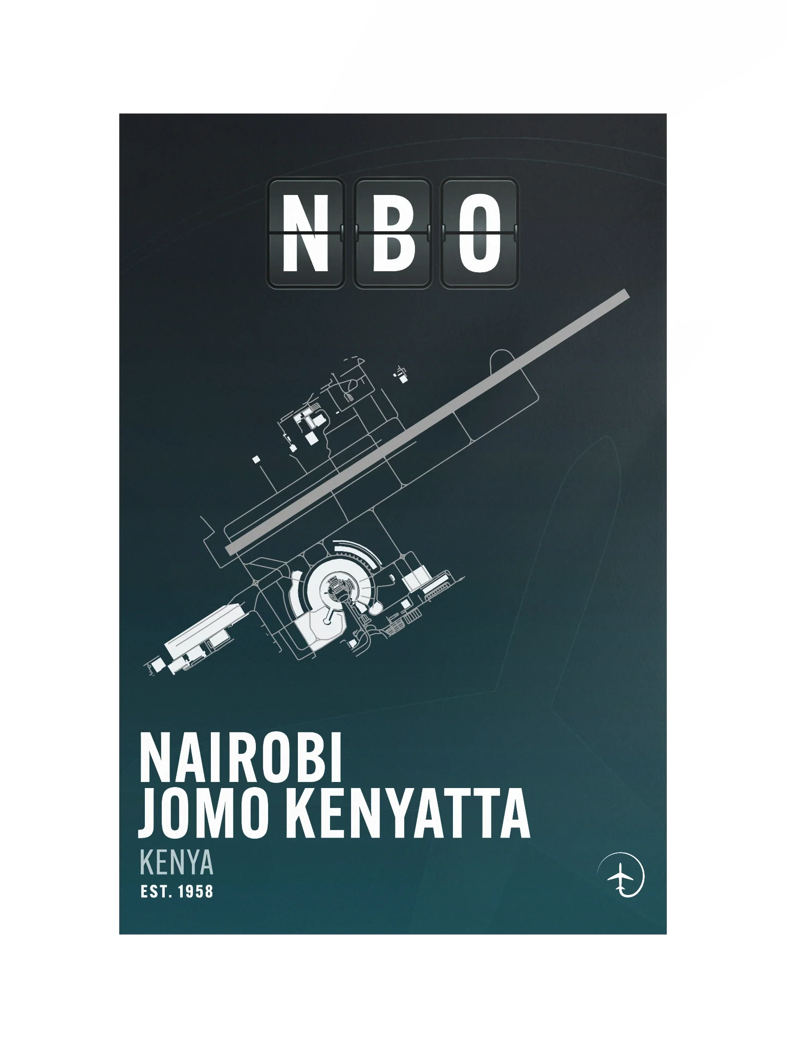 Nairobi NBO Poster product image (1)
