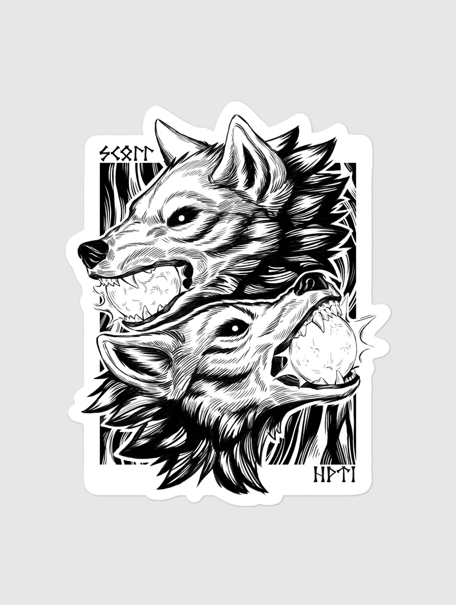 Wolf Twins Sticker product image (1)