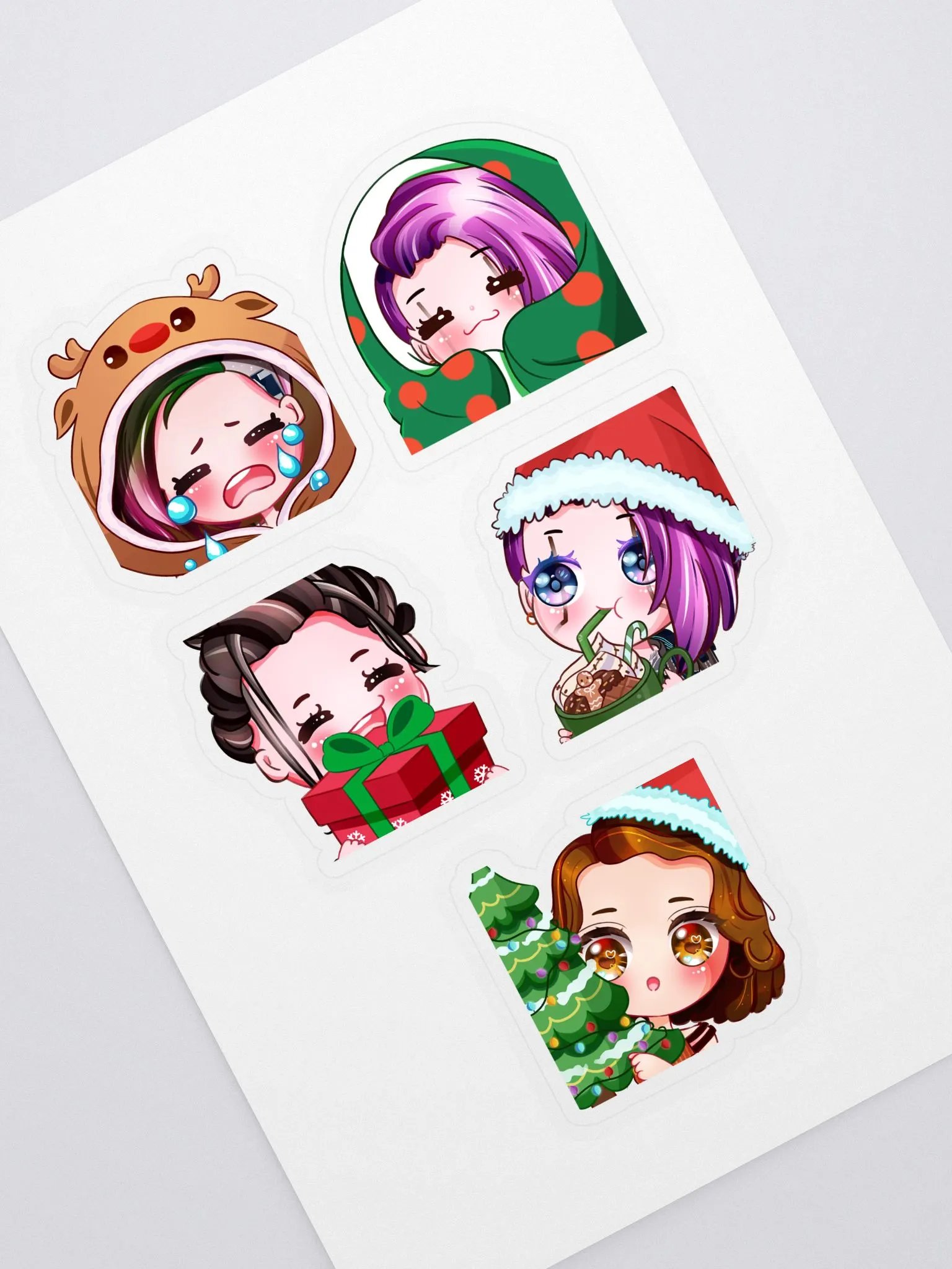 Christmas Emote Sticker Pack product image (1)